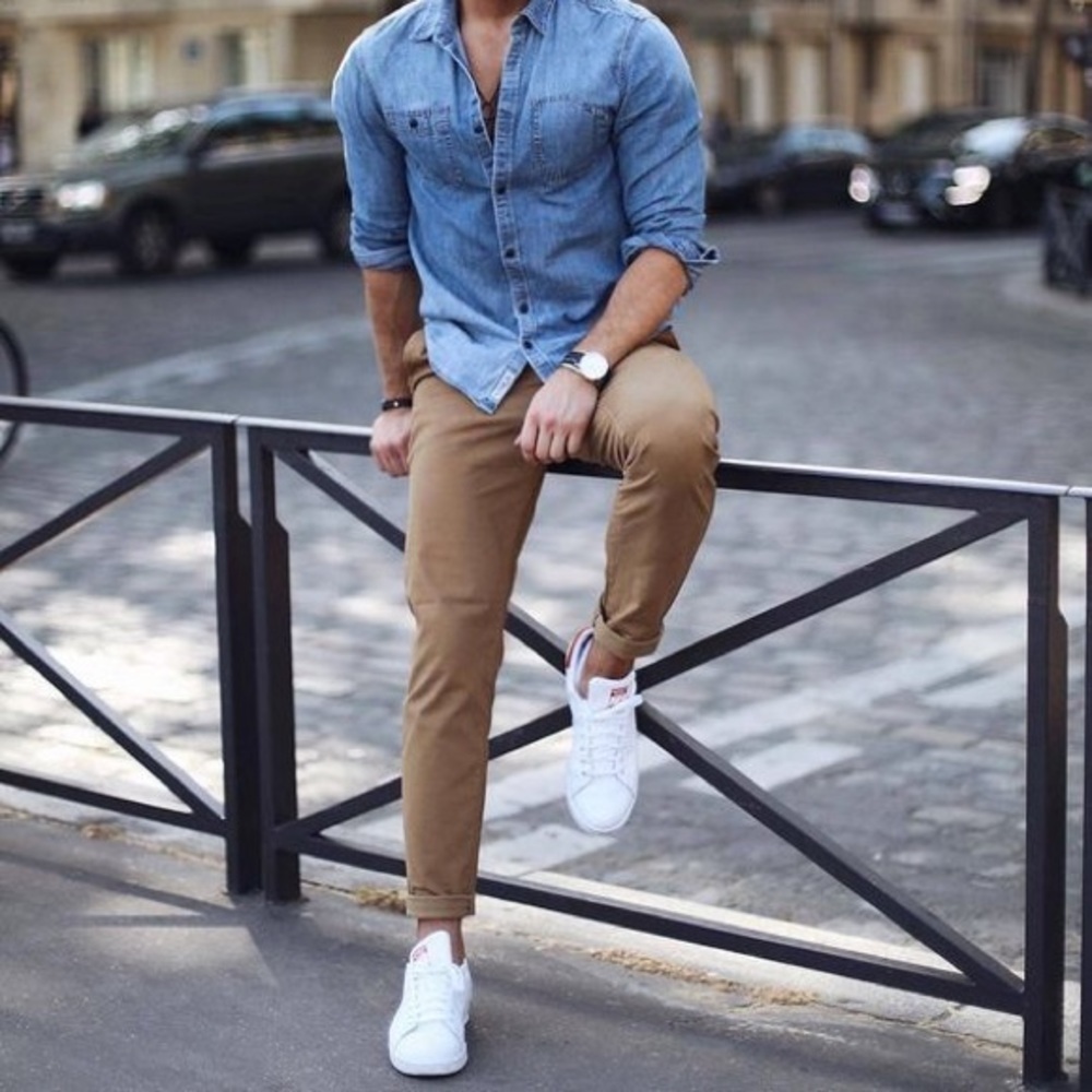 Camel Dress Denim Men’s Pants